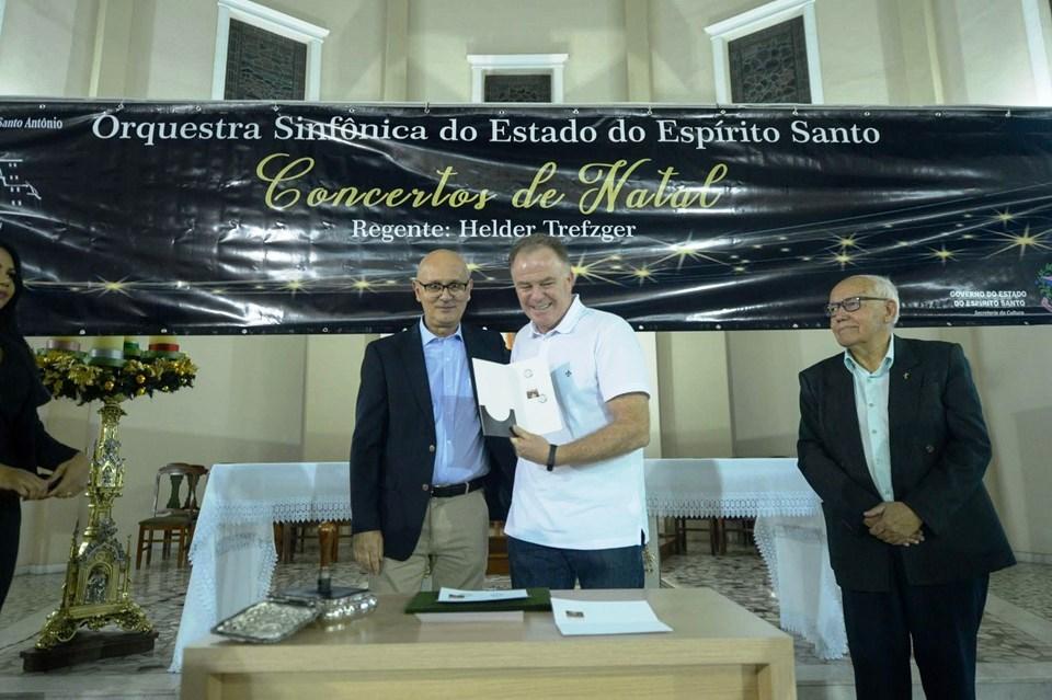 Governador participa do lançamento de Selo em homenagem ao Santuário-Basílica de Santo Antônio