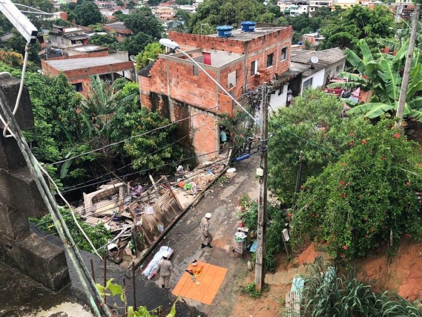 Casa desaba e mata idosa na Serra, Espírito Santo