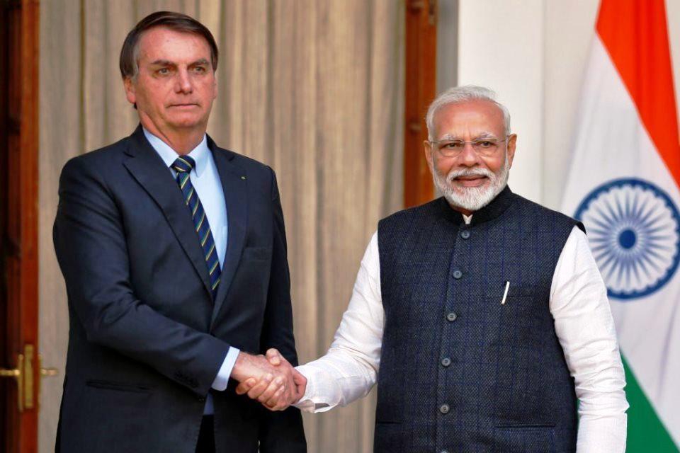 Brasil e Índia assinam acordos bilaterais, incluindo bioenergia e segurança cibernética