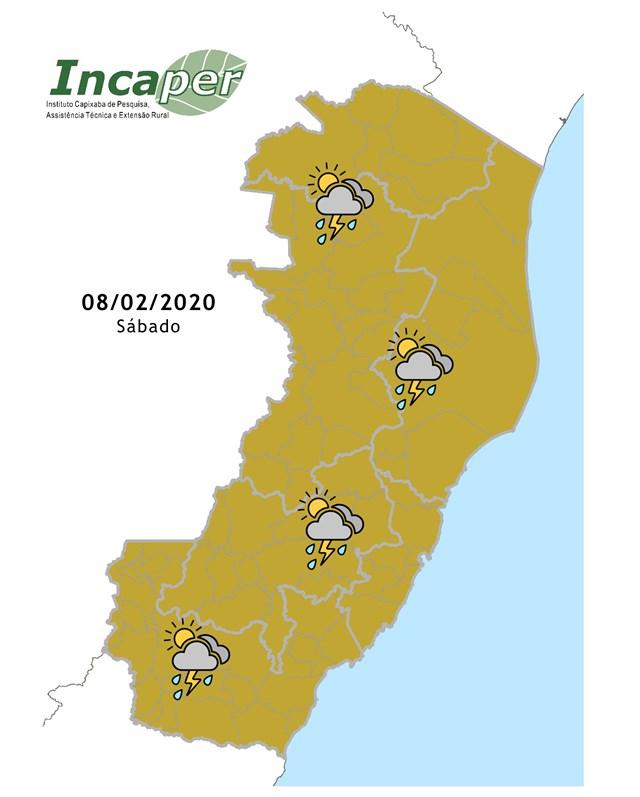 Temperatura volta a aumentar no Espírito Santo, neste sábado (8)