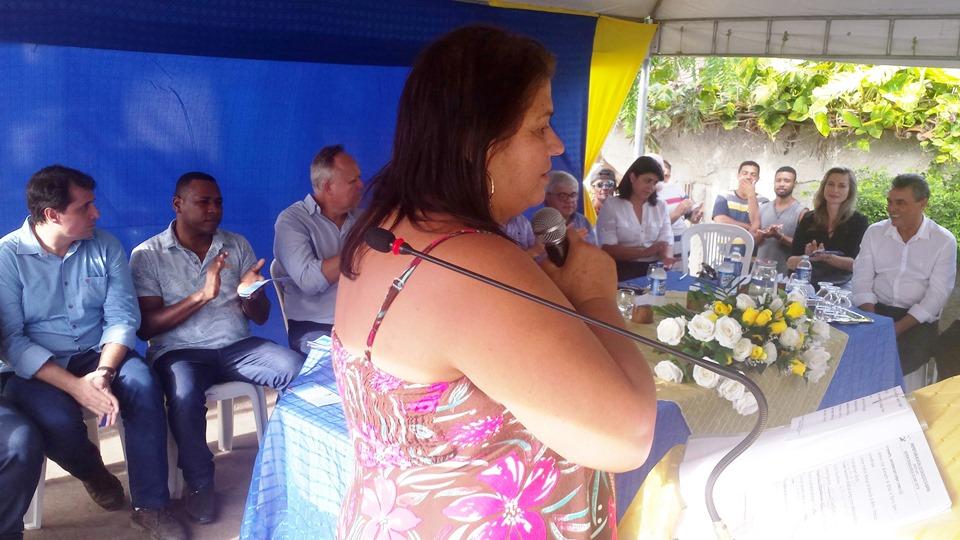 Vice-governadora Jaqueline Moraes e Chicão inauguram CRAS em Conceição da Barra