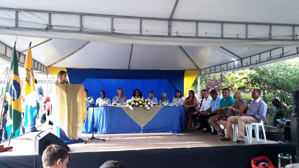 Vice-governadora Jaqueline Moraes e Chicão inauguram CRAS em Conceição da Barra