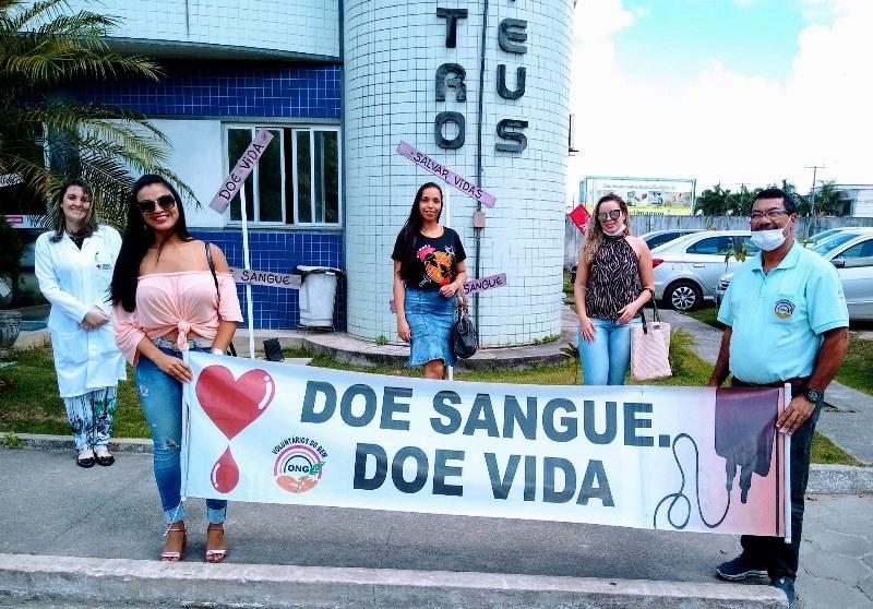 ONG Voluntários do Bem mobiliza grupos para doação de sangue
