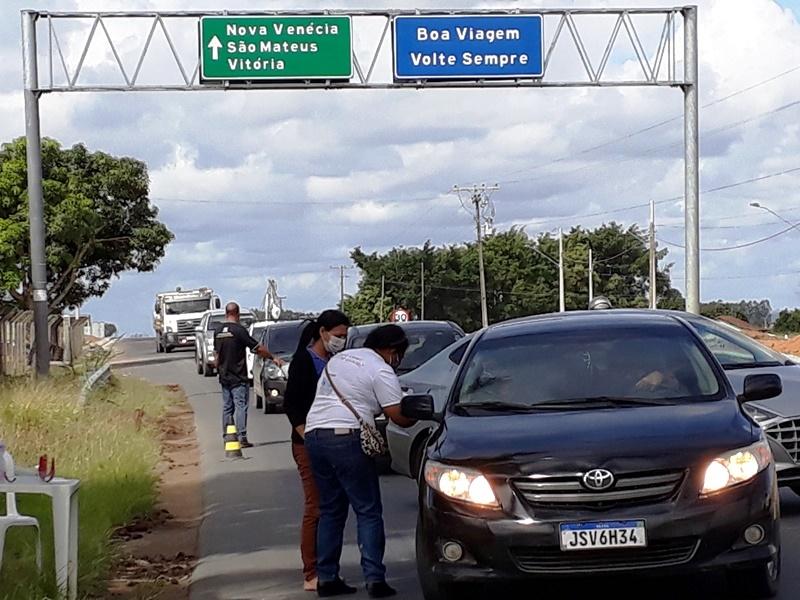 Boa Esperança instala barreira sanitária nos acessos ao município