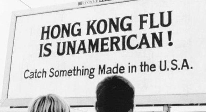 Pandemia da gripe Hong Kong com mais de 1 milhão de mortos aconteceu entre 1968 e 1970