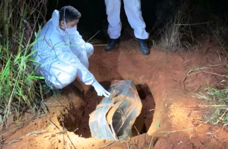 Homem é morto, esquartejado e tem corpo enterrado em mala