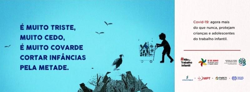 Espírito Santo realiza Campanha para alertar contra o trabalho infantil