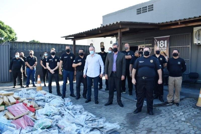 Polícia Civil encaminha mais de uma tonelada de drogas para incineração