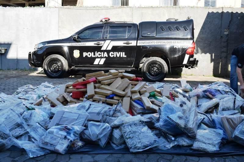 Polícia Civil encaminha mais de uma tonelada de drogas para incineração