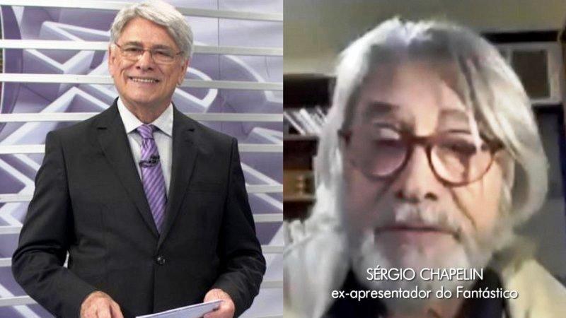 Sérgio Chapelin ressurge irreconhecível após aposentadoria e choca internautas