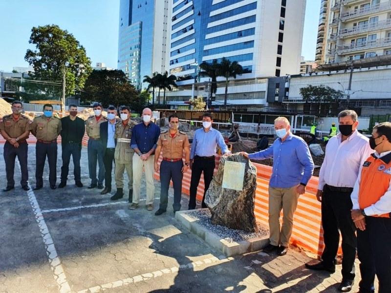 Governo Renato Casagrande lança pedra fundamental do Centro de Inteligência da Defesa Civil