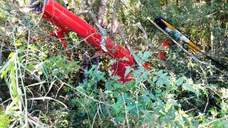 Helicóptero que transportava drogas cai no interior de SP