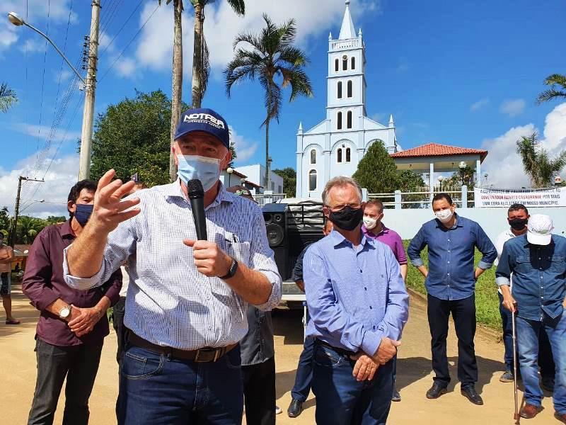 Estado entrega obras de pavimentação entre a sede de Rio Bananal e Panorama