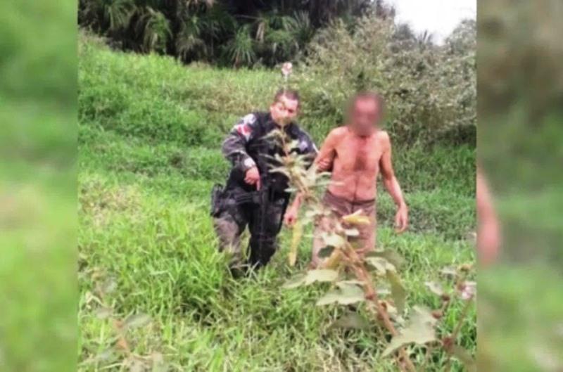 Idoso enterrado vivo é resgatado pelo polícia