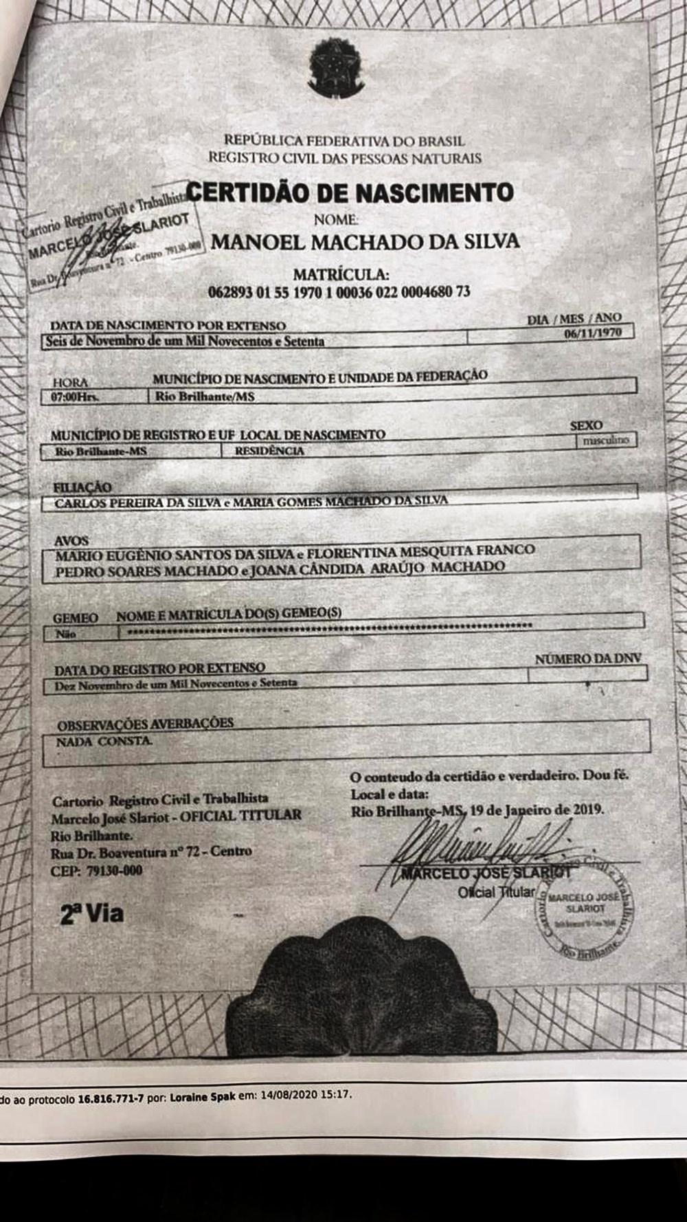Paulo Cupertino viveu 8 meses como 'Seu Manoel' em cidade de MS e era cliente assíduo de barbearia e lotérica