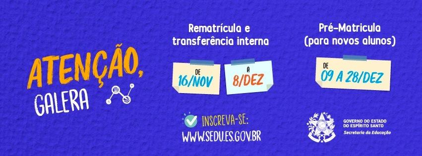 Confira as mudanças no processo de Rematrícula e Transferência Interna da Rede Estadual para 2021