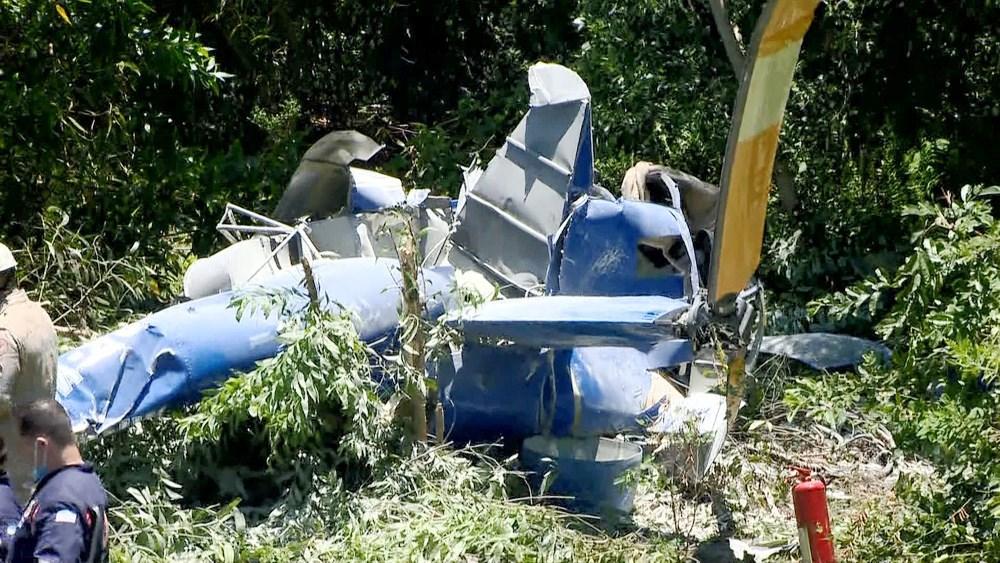 Queda de helicóptero deixa duas pessoas mortas em Vila Velha, ES