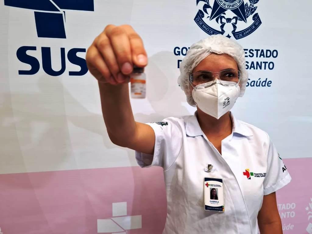  Governo inicia Campanha Nacional de Vacinação contra a Covid-19 no Espírito Santo