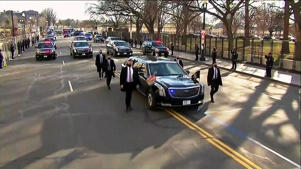Biden chega à Casa Branca após posse no Capitólio
