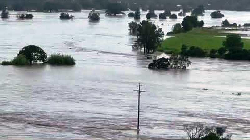 Tempestades deixam regiões da Austrália debaixo d'água