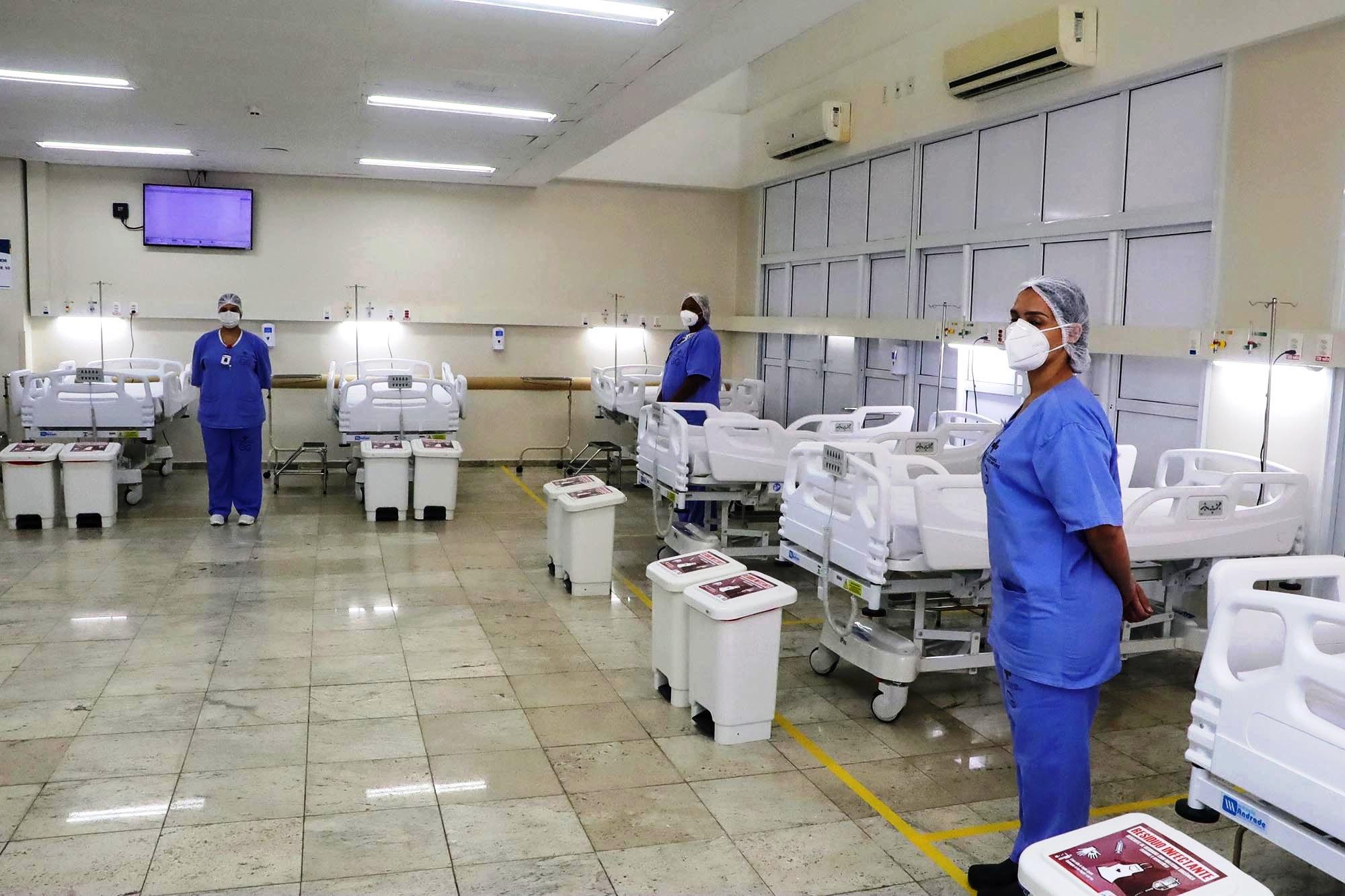 Estado amplia número de leitos de enfermaria em hospitais na Grande Vitória