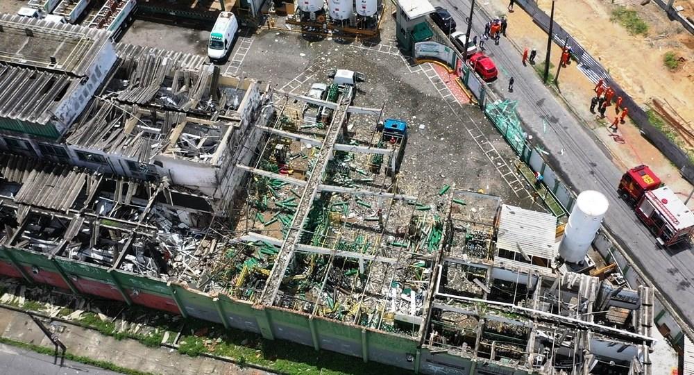 Explosão é registrada em empresa de oxigênio em Fortaleza e deixa cinco feridos