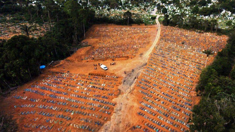 Brasil registra 3 mil mortes por Covid-19 em 24 horas e ultrapassa 401 mil óbitos