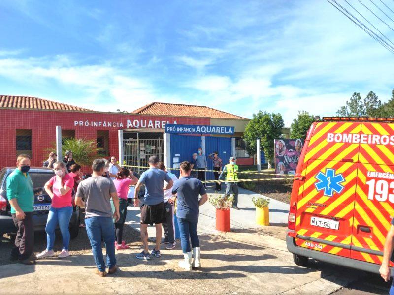 Jovem com facão invade creche e mata crianças e professoras em Saudades, Oeste de SC