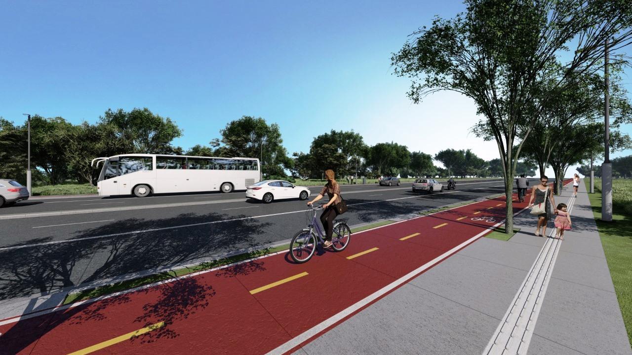 Casagrande visita canteiro de obras do Trevo de Carapina, na Região Metropolitana, neste sábado (22)