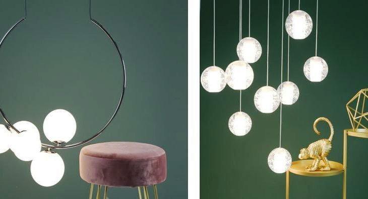 Luminárias com esferas são tendência moderna e descontraída na decoração