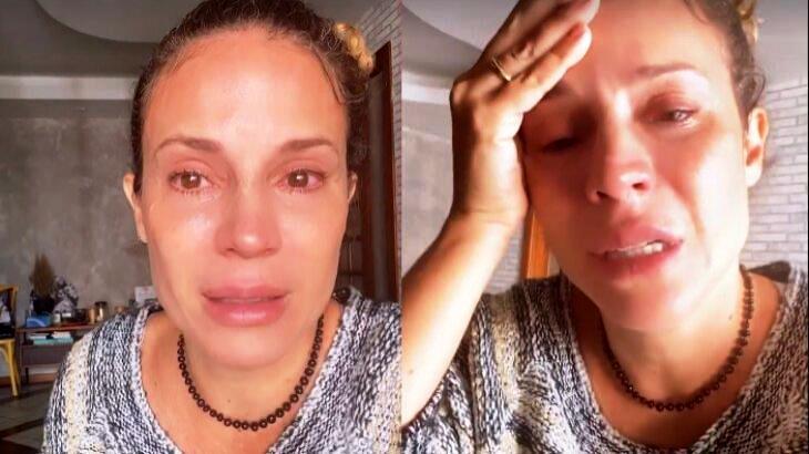 Maíra Charkén, ex-apresentadora do Vídeo Show chora ao falar de falta de dinheiro