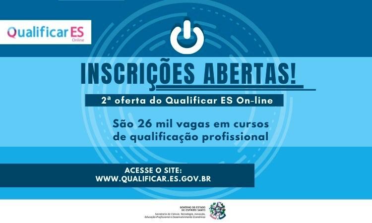 Governo do ES oferta 26 mil vagas em cursos de qualificação profissional