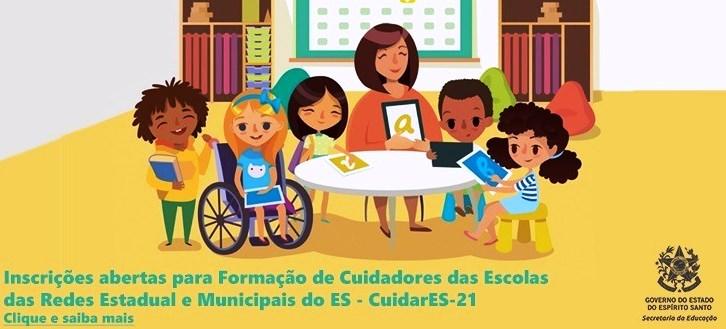 Secretaria da Educação abre inscrições para formação de cuidadores