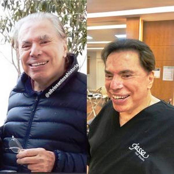 Silvio Santos muda o visual e Jassa mostra antes e depois