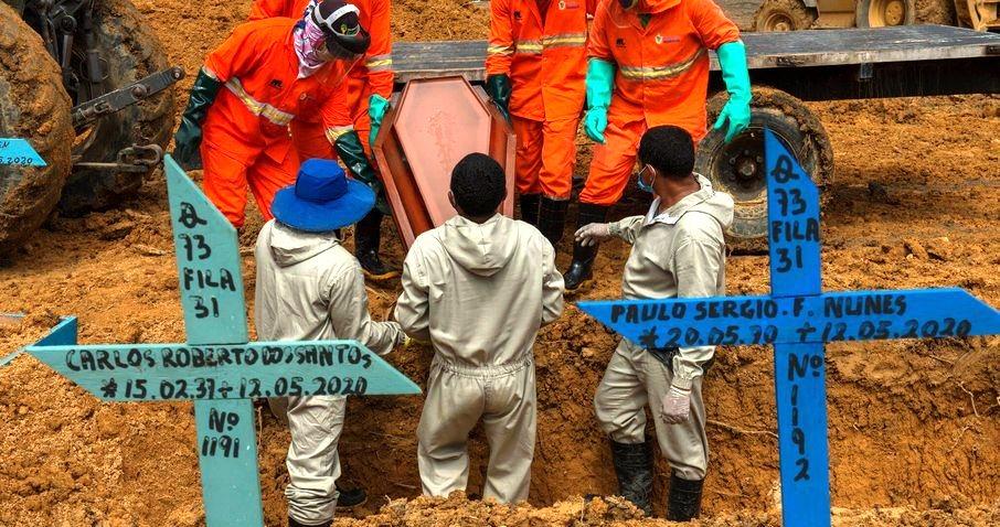 Brasil registra mais de 2 mil mortes por Covid-19 novamente nesta quinta-feira (1º)