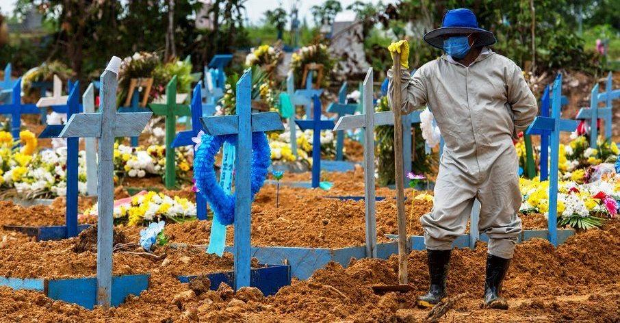 Brasil ultrapassa 530 mil mortes pela Covid-19 nesta quinta-feira (8)
