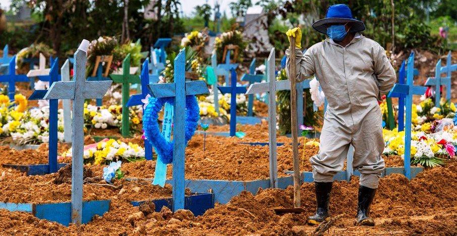 Brasil registra 15.271 novos casos e 542 mortes por Covid-19 nesta segunda-feira (19)