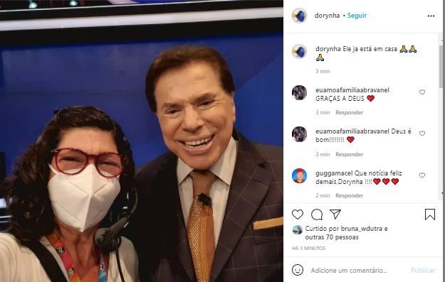 Silvio Santos se recupera em casa após internação, diz sobrinha