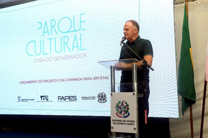 Casagrande lança projeto para Parque Cultural na Residência Oficial, em Vila Velha (ES)