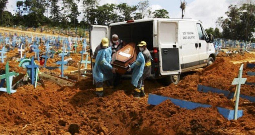Brasil chega a 570 mil mortes pela Covid-19 nesta terça-feira (17)
