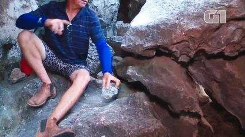 Pedra no litoral do Piauí chama a atenção por emitir som de sino de igreja