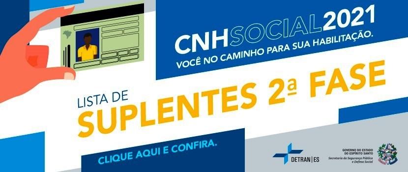 Detran/ES divulga lista de suplentes da CNH Social 2021 nesta quinta-feira (2)