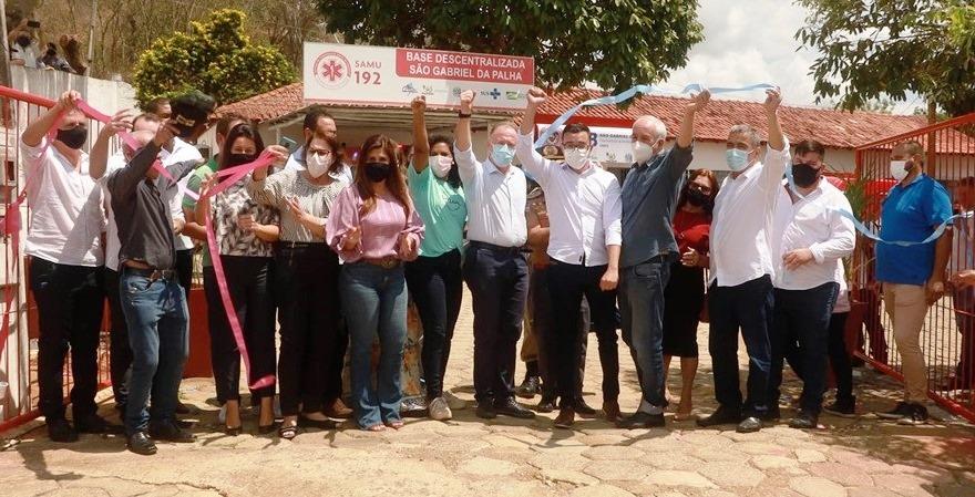 Casagrande inaugura Posto Avançado de Bombeiros e base do SAMU 192 em São Gabriel da Palha, no ES