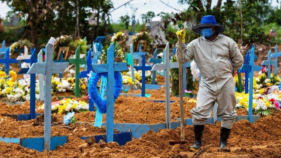 Brasil chega em 592 mil vidas perdidas nesta quarta-feira (22)