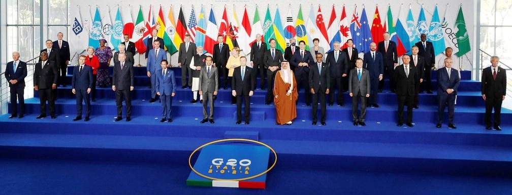 Líderes do G20 se encontram para discutir mudança climática, Covid-19 e impostos