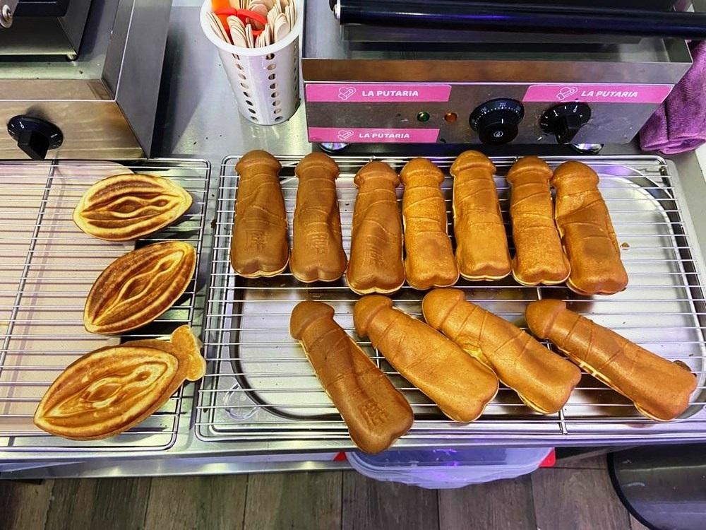Loja de brasileiros vende crepes em forma de vagina e de pênis em Lisboa