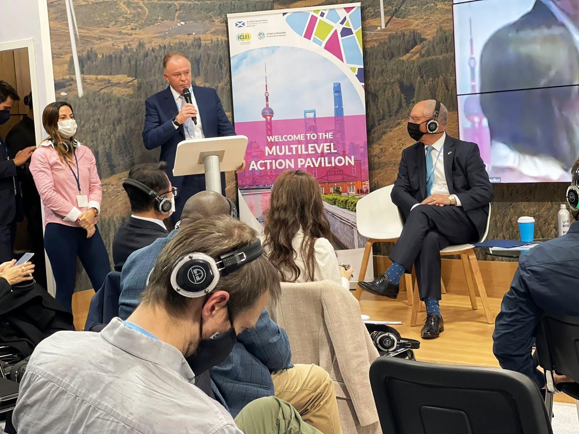 Casagrande apresenta ações do Espírito Santo na área ambiental na COP-26