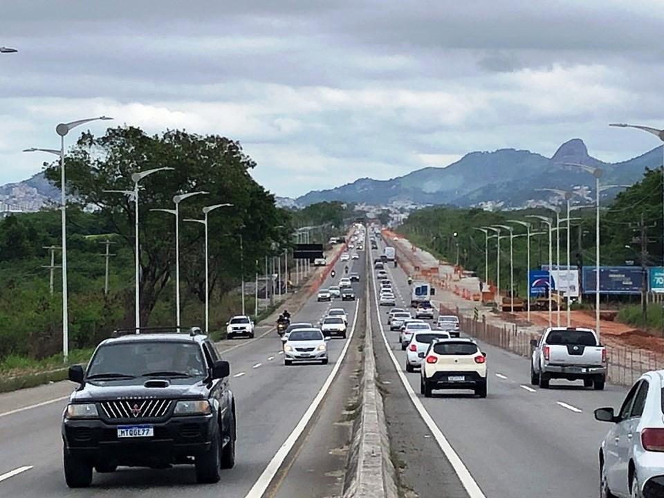 Reta do Aeroporto terá desvio no trânsito no sentido Serra x Vitória, ES, a partir deste domingo (7)
