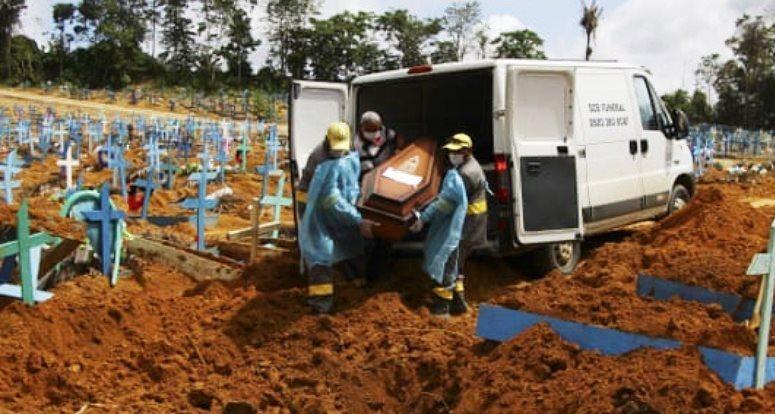 Brasil registra 61 mortes nas últimas 24 horas; média móvel é de 262