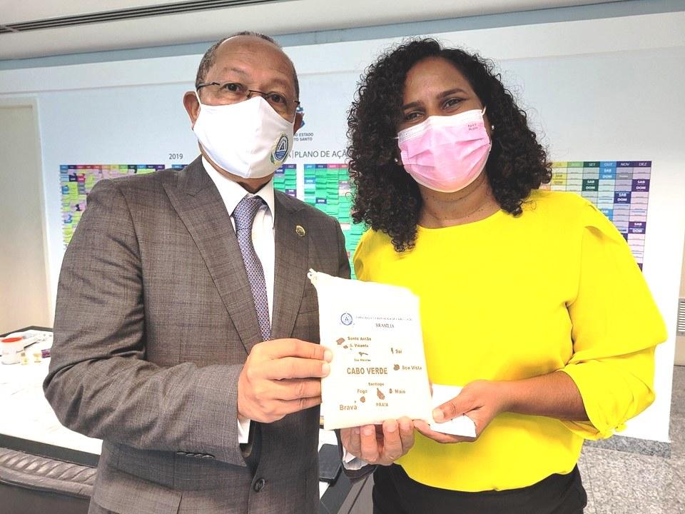 Vice-governadora recebe embaixador de Cabo Verde
